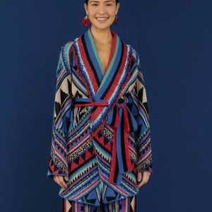 Farm Rio embroidered cardigan